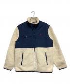 POLO RALPH LAURENポロ・ラルフローレン）の古着「フリースジャケット」｜ネイビー×アイボリー