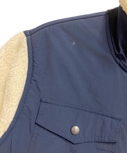 POLO RALPH LAUREN（ポロ・ラルフローレン）POLO RALPH LAUREN (ポロ・ラルフローレン) フリースジャケット ネイビー×アイボリー サイズ:Lの古着・服飾アイテム