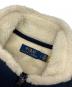 中古・古着 POLO RALPH LAUREN (ポロ・ラルフローレン) フリースジャケット ネイビー×アイボリー サイズ:L：14000円
