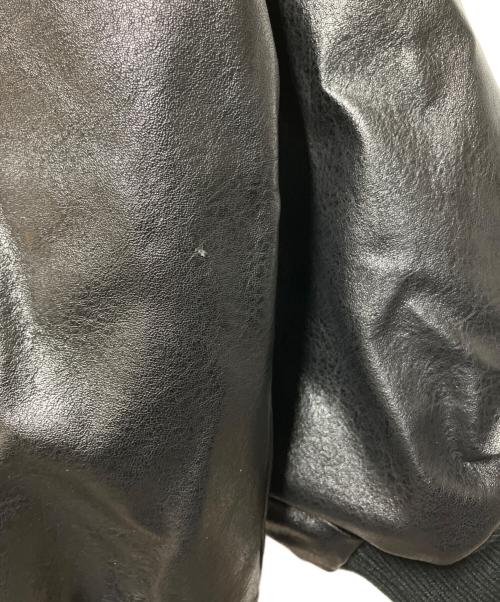 Java（ジャバ）Java (ジャバ) リブタートルフェイクレザージャケット ブラック サイズ:Lの古着・服飾アイテム