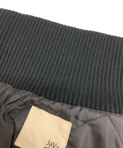 Java（ジャバ）Java (ジャバ) リブタートルフェイクレザージャケット ブラック サイズ:Lの古着・服飾アイテム