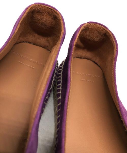 TOMORROW LAND（トゥモローランド）TOMORROW LAND (トゥモローランド) ゴートスエード エスパドリーユ パープル サイズ:42の古着・服飾アイテム