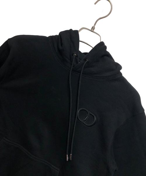 Dior（ディオール）DIOR (ディオール) CDロゴ コットン パーカー ブラック サイズ:Ｍの古着・服飾アイテム