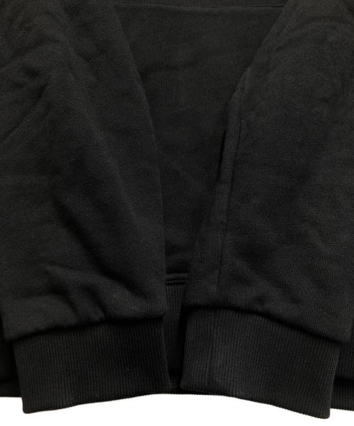 BURBERRY（バーバリー）BURBERRY (バーバリー) モノグラムモチーフ コットン フーディー ブラック サイズ:Ｍの古着・服飾アイテム