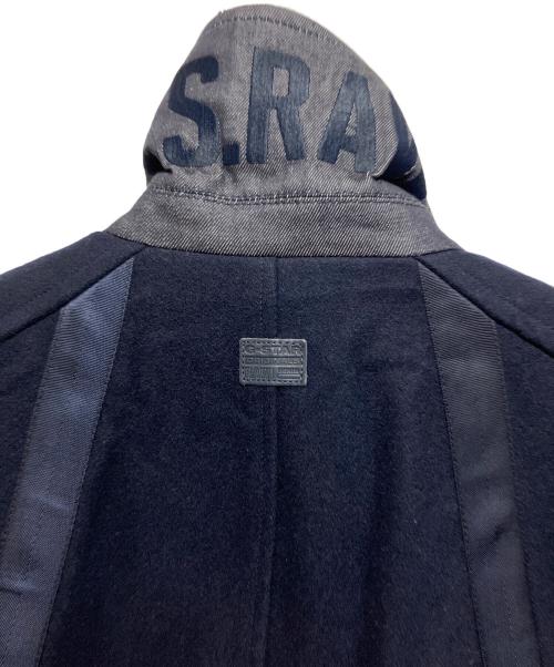 G-STAR RAW（ジースターロゥ）G-STAR RAW (ジースターロゥ) BikerWoolLongCoat ネイビー サイズ:ＳＩＺＥ　　Mの古着・服飾アイテム