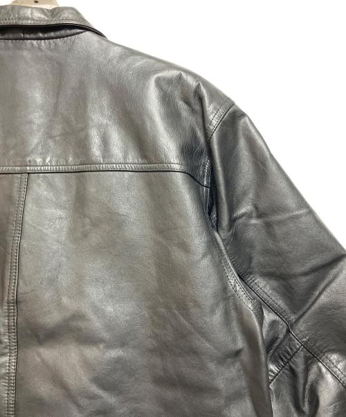 D'HOMME A HOMME（ドムアオム）D'HOMME A HOMME (ドムアオム) レザージャケット ブラック サイズ:SIZE 44の古着・服飾アイテム