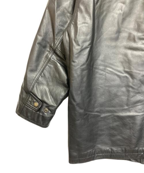 D'HOMME A HOMME（ドムアオム）D'HOMME A HOMME (ドムアオム) レザージャケット ブラック サイズ:SIZE 44の古着・服飾アイテム