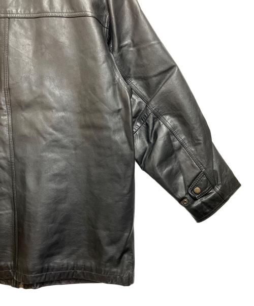 D'HOMME A HOMME（ドムアオム）D'HOMME A HOMME (ドムアオム) レザージャケット ブラック サイズ:SIZE 44の古着・服飾アイテム