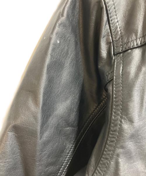 D'HOMME A HOMME（ドムアオム）D'HOMME A HOMME (ドムアオム) レザージャケット ブラック サイズ:SIZE 44の古着・服飾アイテム