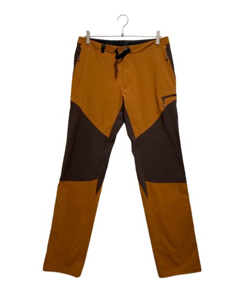 mont-bell（モンベル）mont-bell (モンベル) マウンテンガイド パンツ オレンジ×ブラウン サイズ:Lの古着・服飾アイテム