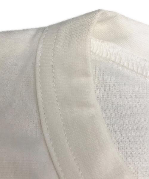 noir kei ninomiya（ノワール ケイ ニノミヤ）noir kei ninomiya (ノワール ケイ ニノミヤ) フリルアームTシャツ ホワイト サイズ:ＸＳの古着・服飾アイテム