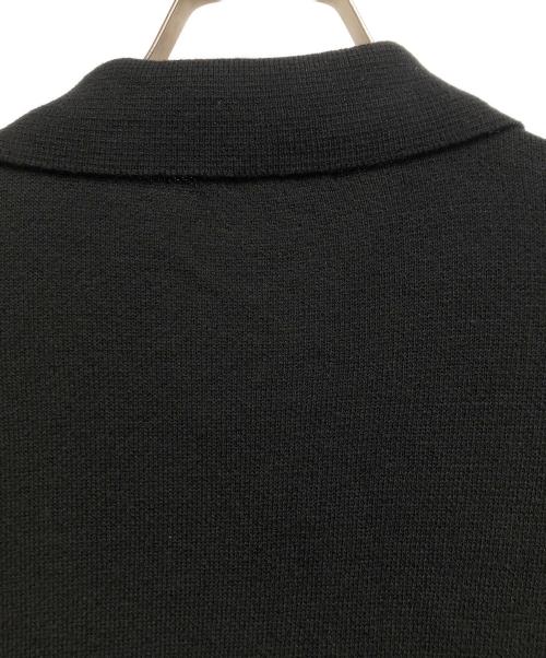 flagstuff（フラグスタフ）flagstuff (フラグスタフ) STRIPE SWEATER ブラック×グレー サイズ:Lの古着・服飾アイテム