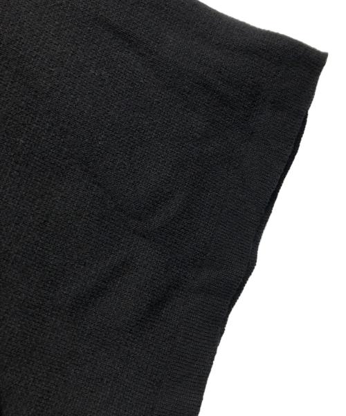 flagstuff（フラグスタフ）flagstuff (フラグスタフ) STRIPE SWEATER ブラック×グレー サイズ:Lの古着・服飾アイテム