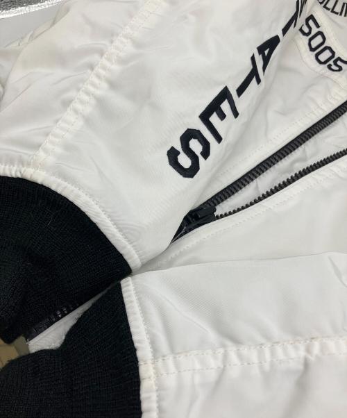 AVIREX（アヴィレックス）AVIREX (アヴィレックス) GT-10フライトジャケット ホワイト サイズ:Ｍの古着・服飾アイテム