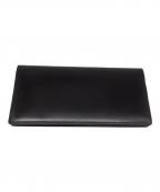 SOMESソメス）の古着「レザー長財布」｜ダークブラウン