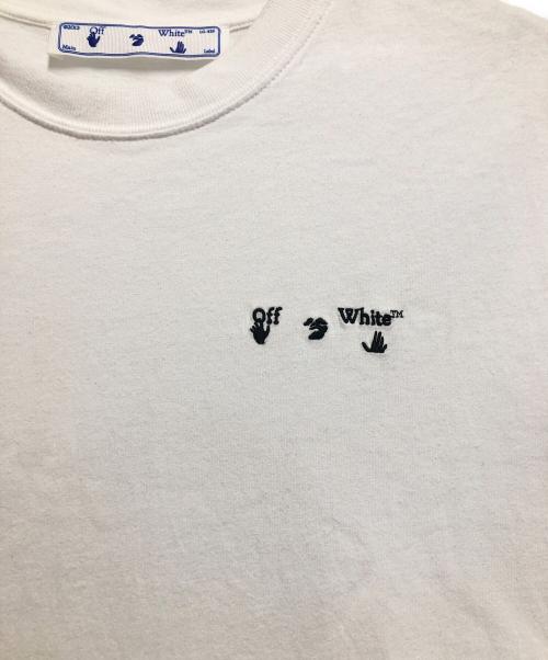 OFFWHITE（オフホワイト）OFFWHITE (オフホワイト) CHEST LOGO Tee ホワイト サイズ:Sの古着・服飾アイテム