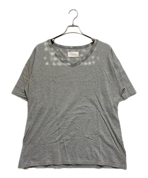 Maison Margiela（メゾンマルジェラ）Maison Margiela (メゾンマルジェラ) VネックTシャツ グレー サイズ:Mの古着・服飾アイテム
