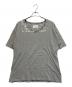 Maison Margiela（メゾンマルジェラ）の古着「VネックTシャツ」｜グレー