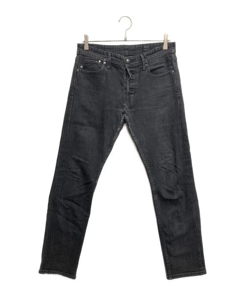 YANUK（ヤヌーク）YANUK (ヤヌーク) YOSHIMASA HOSHIBA (ヨシマサ ホシバ) デニムパンツ ブラック サイズ:W３２の古着・服飾アイテム
