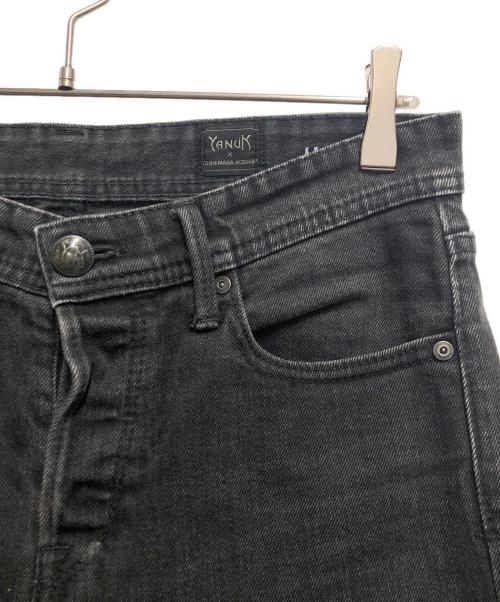YANUK（ヤヌーク）YANUK (ヤヌーク) YOSHIMASA HOSHIBA (ヨシマサ ホシバ) デニムパンツ ブラック サイズ:W３２の古着・服飾アイテム