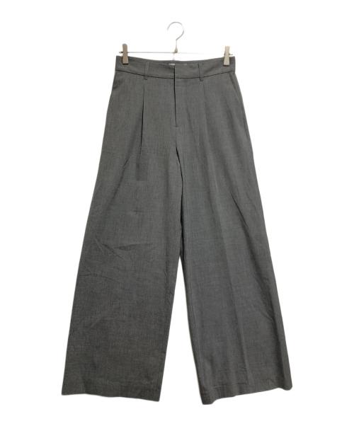 Adam et Rope（アダム エ ロペ）Adam et Rope (アダム エ ロペ) コルセットセットレイヤードパンツ グレー サイズ:38の古着・服飾アイテム