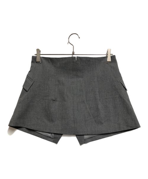 Adam et Rope（アダム エ ロペ）Adam et Rope (アダム エ ロペ) コルセットセットレイヤードパンツ グレー サイズ:38の古着・服飾アイテム