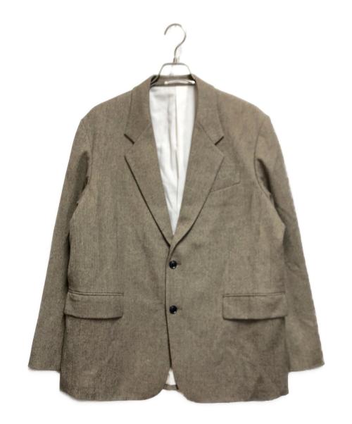 Adam et Rope（アダム エ ロペ）Adam et Rope (アダム エ ロペ) ヘリンボンオーバージャケット ベージュ サイズ:ＳＩＺＥ３．４の古着・服飾アイテム