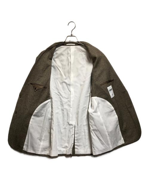 Adam et Rope（アダム エ ロペ）Adam et Rope (アダム エ ロペ) ヘリンボンオーバージャケット ベージュ サイズ:ＳＩＺＥ３．４の古着・服飾アイテム