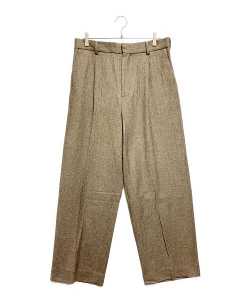 Adam et Rope（アダム エ ロペ）Adam et Rope (アダム エ ロペ) ヘリンボンスラックス ベージュ サイズ:3.4の古着・服飾アイテム