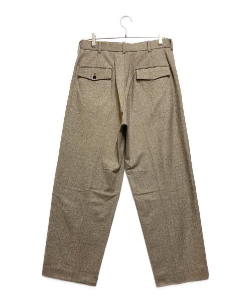 Adam et Rope（アダム エ ロペ）Adam et Rope (アダム エ ロペ) ヘリンボンスラックス ベージュ サイズ:3.4の古着・服飾アイテム