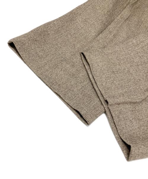 Adam et Rope（アダム エ ロペ）Adam et Rope (アダム エ ロペ) ヘリンボンスラックス ベージュ サイズ:3.4の古着・服飾アイテム