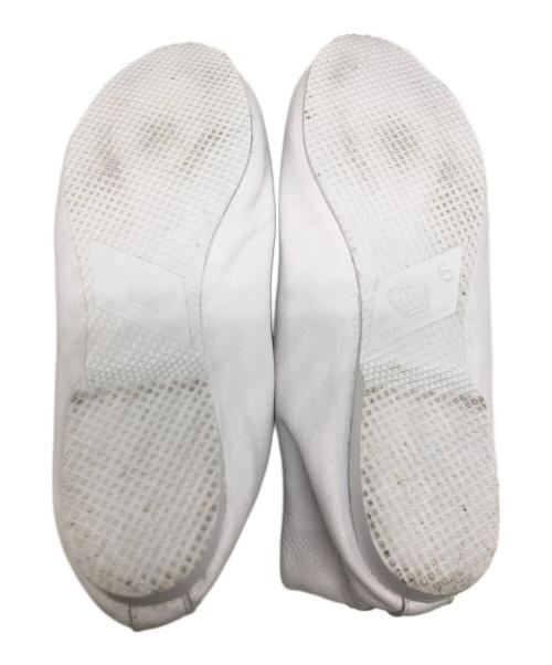 CROWN JEWEL（クラウンジュエル）CROWN JEWEL (クラウンジュエル) レザーシューズ ホワイト サイズ:6の古着・服飾アイテム