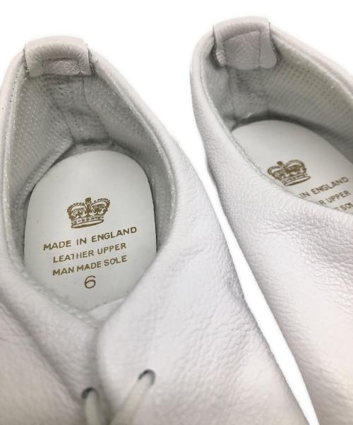 CROWN JEWEL（クラウンジュエル）CROWN JEWEL (クラウンジュエル) レザーシューズ ホワイト サイズ:6の古着・服飾アイテム