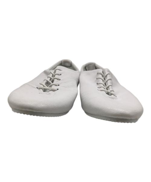 CROWN JEWEL（クラウンジュエル）CROWN JEWEL (クラウンジュエル) レザーシューズ ホワイト サイズ:6の古着・服飾アイテム