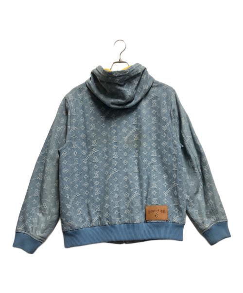 SUPPLIER（サプライヤー）SUPPLIER (サプライヤー) モノグラムデニムパーカー  インディゴ サイズ:Lの古着・服飾アイテム