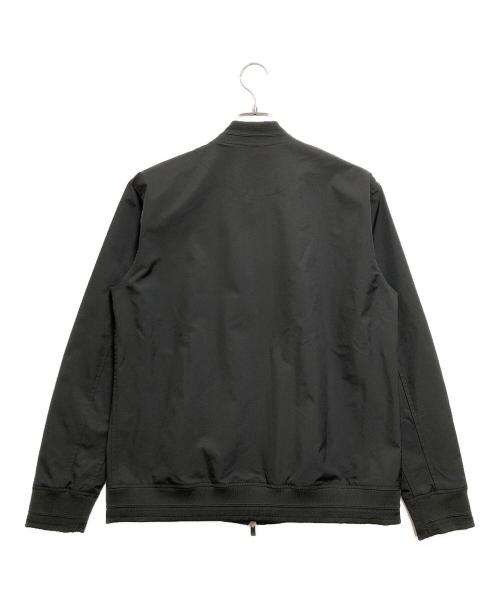 MICHEL KLEIN HOMME（ミッシェルクラン オム）MICHEL KLEIN HOMME (ミッシェルクラン オム) リブ編みナイロンMA-1ブルゾン ブラック サイズ:51の古着・服飾アイテム