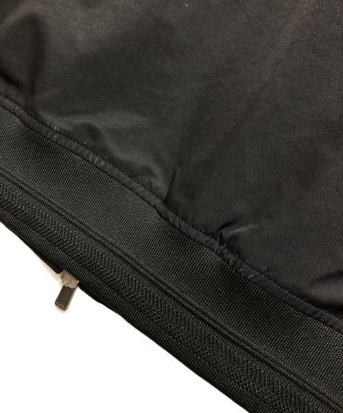 MICHEL KLEIN HOMME（ミッシェルクラン オム）MICHEL KLEIN HOMME (ミッシェルクラン オム) リブ編みナイロンMA-1ブルゾン ブラック サイズ:51の古着・服飾アイテム