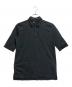 KAZUYUKI KUMAGAI ATTACHMENT（カズユキクマガイ アタッチメント）の古着「Co/Peモクロディーポロシャツ」｜ブラック