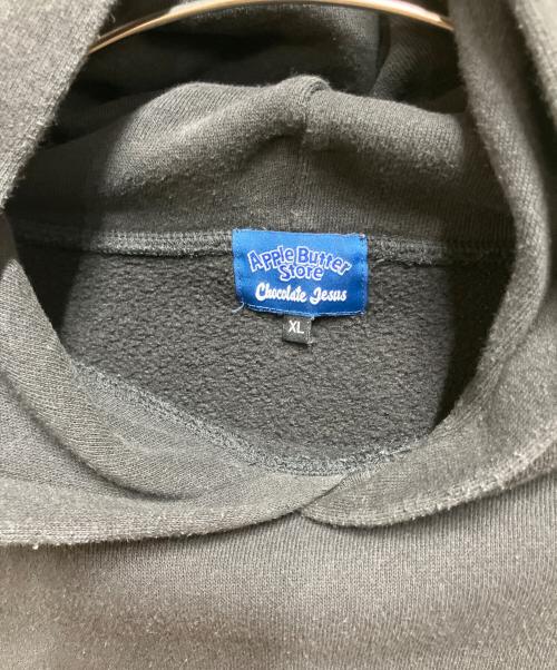 APPLE BUTTER STORE Chocolate Jesus（アップルバターストア）APPLE BUTTER STORE Chocolate Jesus (アップルバターストア) パーカー ブラック サイズ:XLの古着・服飾アイテム
