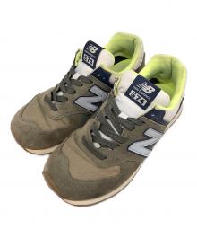 NEW BALANCE×JUNYA WATANABE COMME des GARCONS（ニューバランス×(ジュンヤワタナベ コムデギャルソン）の古着「New Balance ML574JMO 」｜カーキ×イエロー