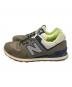 NEW BALANCE (ニューバランス) New Balance ML574JMO  カーキ×イエロー サイズ:US 9：9000円