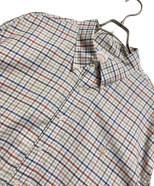 BROOKS BROTHERS（ブルックスブラザーズ）BROOKS BROTHERS (ブルックスブラザーズ) ボタンダウンシャツ レッド×ブルー×ホワイト サイズ:XXLの古着・服飾アイテム