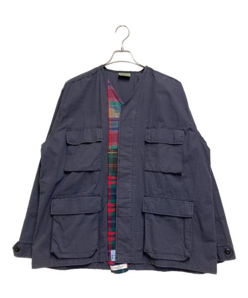 TAUP（タウプ）TAUP (タウプ) ミリタリージャケット ネイビー サイズ:Large Regularの古着・服飾アイテム