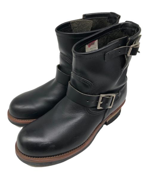RED WING（レッドウィング）RED WING (レッドウィング) 8インチエンジニアブーツ ブラック サイズ:USA 9の古着・服飾アイテム