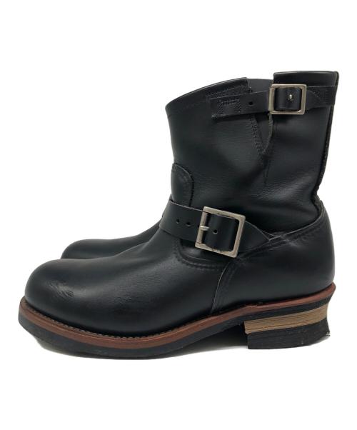 RED WING（レッドウィング）RED WING (レッドウィング) 8インチエンジニアブーツ ブラック サイズ:USA 9の古着・服飾アイテム
