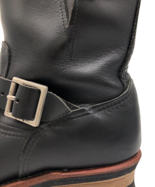 RED WING（レッドウィング）RED WING (レッドウィング) 8インチエンジニアブーツ ブラック サイズ:USA 9の古着・服飾アイテム