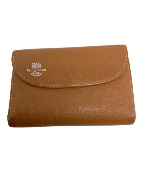 Whitehouse Cox（ホワイトハウスコックス）Whitehouse Cox (ホワイトハウスコックス) 3 FOLD WALLET ライトブラウンの古着・服飾アイテム