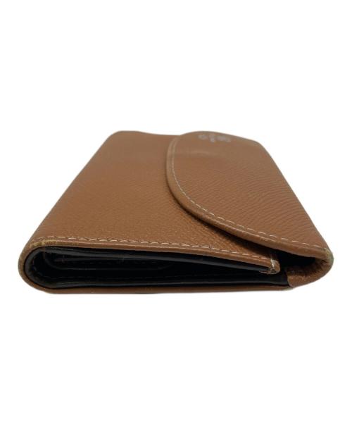 Whitehouse Cox（ホワイトハウスコックス）Whitehouse Cox (ホワイトハウスコックス) 3 FOLD WALLET ライトブラウンの古着・服飾アイテム