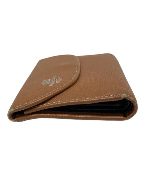 Whitehouse Cox（ホワイトハウスコックス）Whitehouse Cox (ホワイトハウスコックス) 3 FOLD WALLET ライトブラウンの古着・服飾アイテム