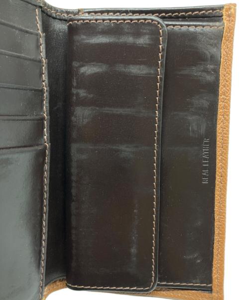 Whitehouse Cox（ホワイトハウスコックス）Whitehouse Cox (ホワイトハウスコックス) 3 FOLD WALLET ライトブラウンの古着・服飾アイテム